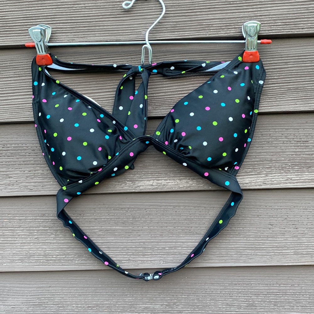 Black Polkadot Bikini